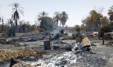 العوينات في ليبيا تشتعل.. حرائق تلتهم الواحات وتقترب من البيوت وسط غياب الدولة