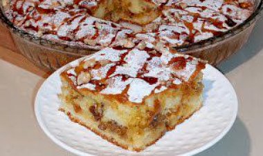 كيكة التفاح بالكراميل.. وصفة صحية وبسيطة تفرّح أطفالك في الويك إند