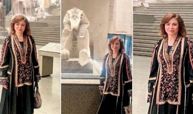 إلهام شاهين تتألق في المتحف المصري الكبير: «فخورة بمصريتي في كل زيارة»