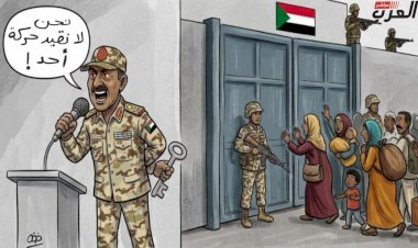 كاريكاتير العرب مباشر.. الجيش السوداني يغلق أبواب النجاة أمام المدنيين العزل