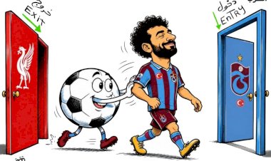 كاريكاتير العرب مباشر | صافرة البداية لمحمد صلاح  في طرابزون