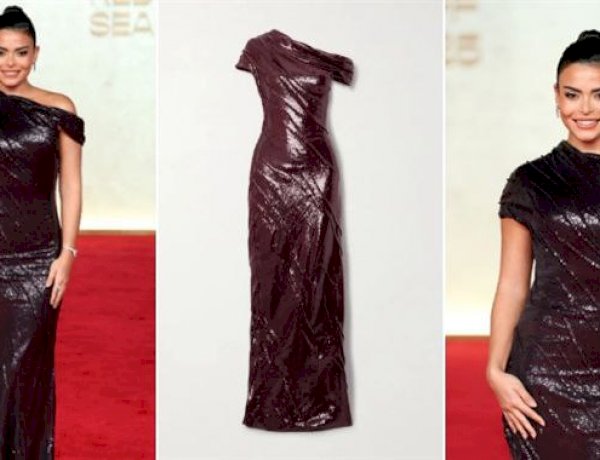 أسماء جلال تتألق بفستان بنفسجي فخم في افتتاح مهرجان البحر الأحمر السينمائي