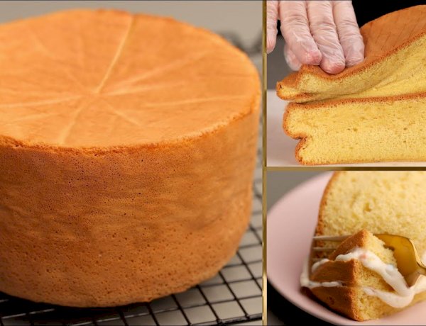 أسهل طريقة لعمل كيكة إسفنجية مرتفعة وطريّة