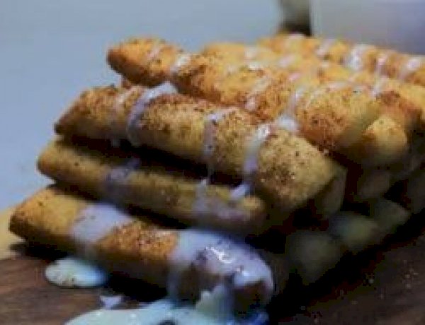 طريقة عمل فطائر مقلية بالقرفة في المنزل خطوة بخطوة