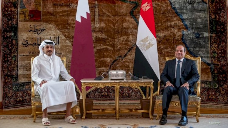 دلالات زيارة أمير قطر للقاهرة في هذا التوقيت