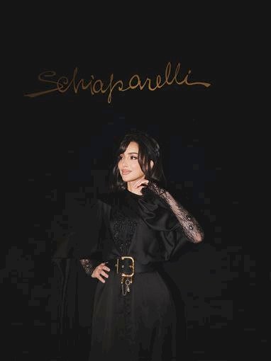 إطلالة فاخرة في سحور دبي.. بسمة بوسيل تتألق بقفطان أسود